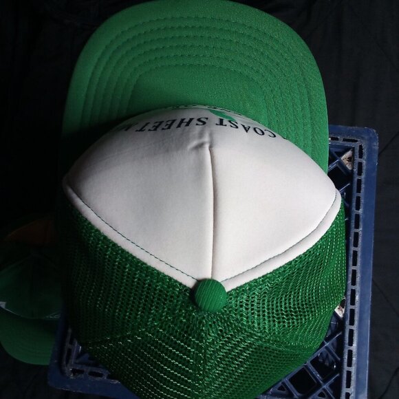 Deadstock Vintage West Coast Sheet Metal Snap Trucker Hat Cap - Picture 5 of 7